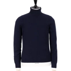 Cesare Attolini Alta Badia Turtleneck Sweater Made Of Pure Duvet Cashmere