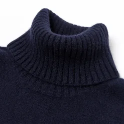 Cesare Attolini Alta Badia Turtleneck Sweater Made Of Pure Duvet Cashmere