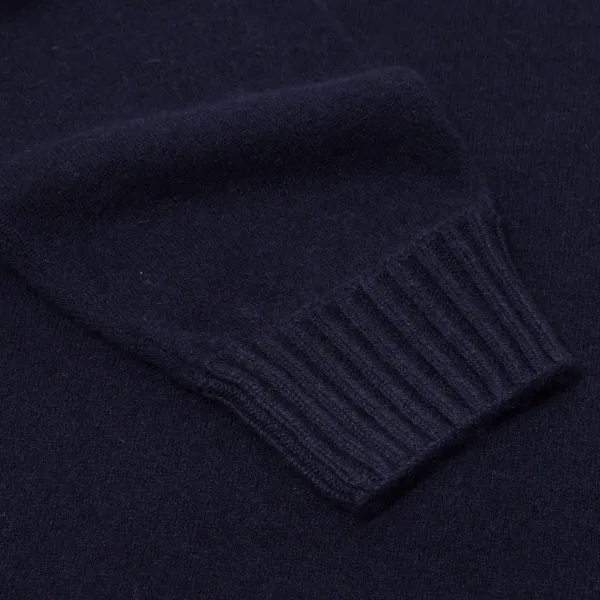 Cesare Attolini Alta Badia Turtleneck Sweater Made Of Pure Duvet Cashmere