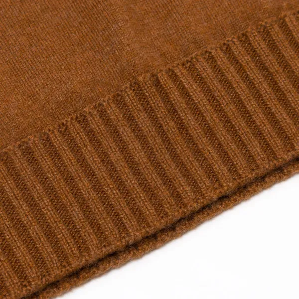 Cesare Attolini Alta Badia Turtleneck Sweater Made Of Pure Duvet Cashmere