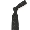 Cesare Attolini Archivio Storico: Silk And Wool Tie "Quadri Jacquard" - Handrolled