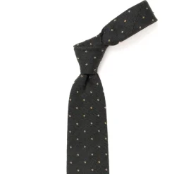 Cesare Attolini Archivio Storico: Silk And Wool Tie "Quadri Jacquard" - Handrolled