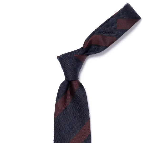 Cesare Attolini Archivio Storico: Tie "Blocco Di Shantung" Pure Silk - Hand Rolled
