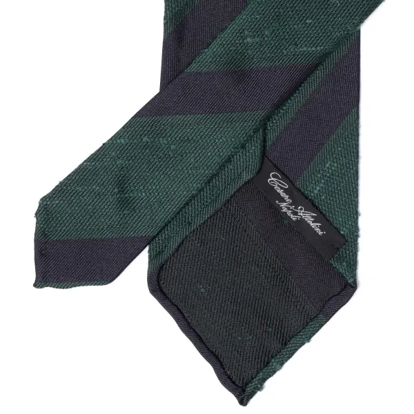 Cesare Attolini Archivio Storico: Tie "Blocco Di Shantung" In Pure Silk - Handrolled