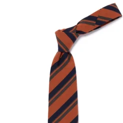Cesare Attolini Archivio Storico: Tie "Multipli Estivi" In Wool And Cotton - Handrolle
