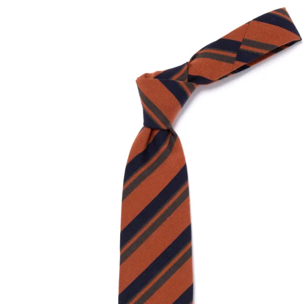 Cesare Attolini Archivio Storico: Tie "Multipli Estivi" In Wool And Cotton - Handrolle