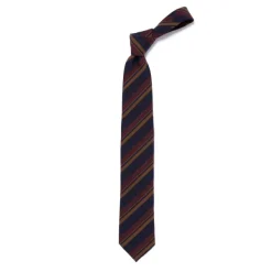 Cesare Attolini Archivio Storico: Tie "Multipli Estivi" In Wool And Cotton - Handrolle