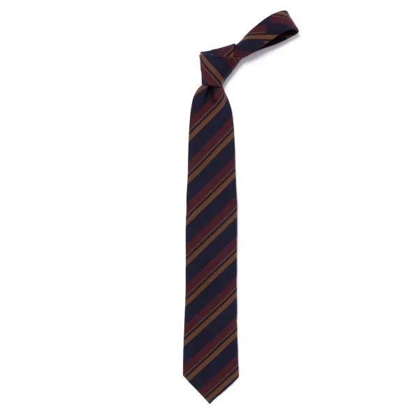 Cesare Attolini Archivio Storico: Tie "Multipli Estivi" In Wool And Cotton - Handrolle