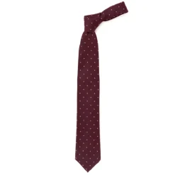 Cesare Attolini Archivio Storico: Tie "Quadri Jacquard" In Silk And Wool - Handrolled