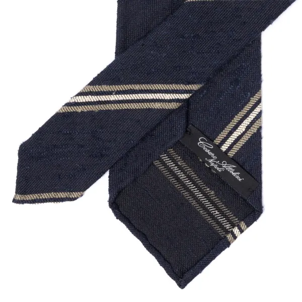 Cesare Attolini Archivio Storico: Tie "Striscia Di Shantung" In Pure Silk - Handrolled