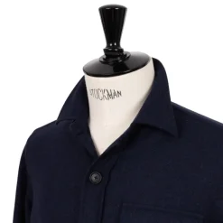 De Petrillo Aubergine Blue Sports Jacket 