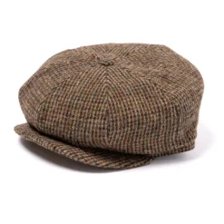 Lock u0026 Co. Hatters Balloon Cap "Tremelo" From British Harris Tweed - Handmade For Gentlem
