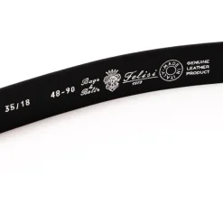 Felisi Belt "Saddle Strap" Made Of Black Saddle Leather - Handcrafted