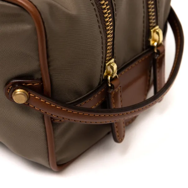 Felisi Big Toilet Bag "Luxury Beauty" Made Of -Nylon And Saddle Leather