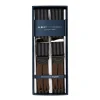 Albert Thurston Black And Grey Striped Braces To Button
