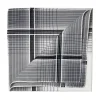 Simonnot-Godard Black And White Patterned Cotton Pocket Square