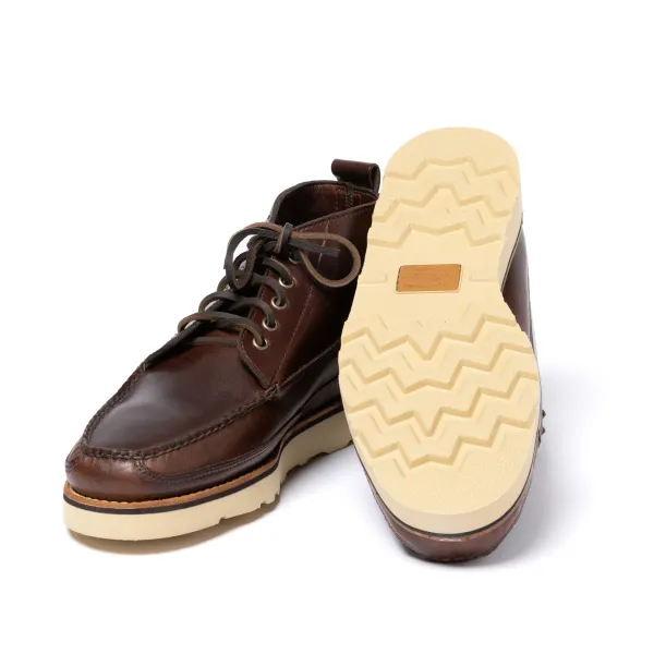 G.H. Bass Boot "Camp Moc Ranger" In Pull Up Calf Leather