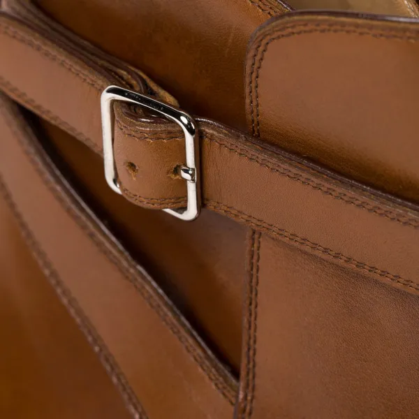 Saint Crispin's Boot "Jodhpur" Made Of Brown Calfskin - Purely Handcrafted