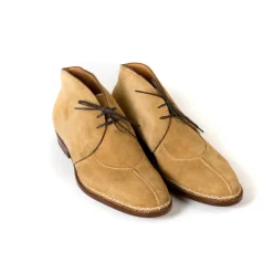 Saint Crispin's Bootee "French Norvegian" Made Of Light Brown Kudu-Antilope Full-Grain Leather