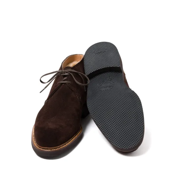 Saint Crispin's Bootee "Winter Sport Chukka" Made Of Dark Brown Suede - Enti