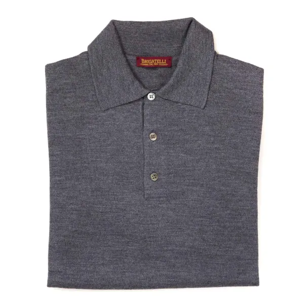 Brigatelli dal 1922 Per Michael Jondral: Knitted Polo Made Of Finest M