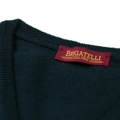 Brigatelli dal 1922 Per Michael Jondral: V-Pullover Made Of Finest Mer