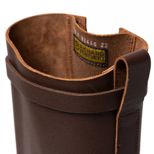 Paraboot Brown Winter Boot "Samur" Waxed Cowhide Leather