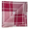 Simonnot-Godard Burgundy Handkerchief "Arlequin" Made Of Pure Cotton