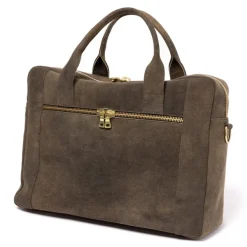 Thomas Riemer Wien Business Bag "Vienna" Brown Goat Leather - Handmade