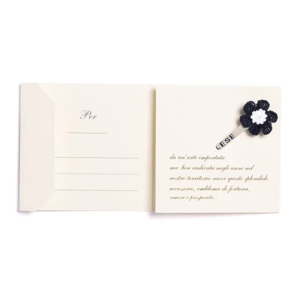 G. Inglese Buttonhole Flower "Fiore Marino" - Handmade
