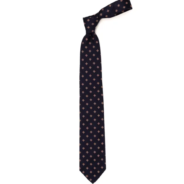 Cesare Attolini Ca Archivio Storico: Tie "Fiori Florentini" Pure Silk - Handrolled