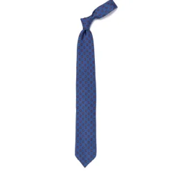 Cesare Attolini Ca Archivio Storico: Tie "Medaglione Quadretto" In Pure Silk - Handrol