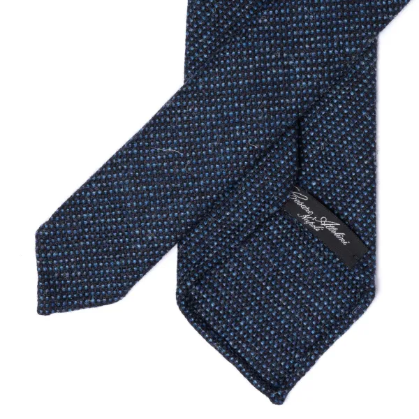 Cesare Attolini Ca Archivio Storico: Tie "Nuovo Tweed" In Pure Wool - Hand Rolled