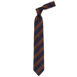Cesare Attolini Ca Archivio Storico: Tie "Nuova Universita" In Pure Silk - Hand Rolled