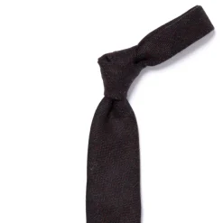 Cesare Attolini Ca Archivio Storico: Tie "Nuovo Tweed" In Pure Wool - Hand Rolled
