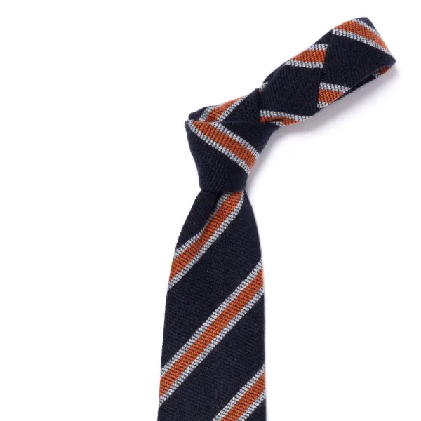 Cesare Attolini Ca Archivio Storico: Tie "Nuovo Collegio" In Pure Cashmere - Handrolle