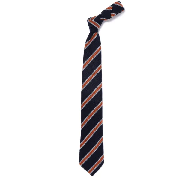 Cesare Attolini Ca Archivio Storico: Tie "Nuovo Collegio" In Pure Cashmere - Handrolle