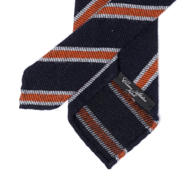 Cesare Attolini Ca Archivio Storico: Tie "Nuovo Collegio" In Pure Cashmere - Handrolle