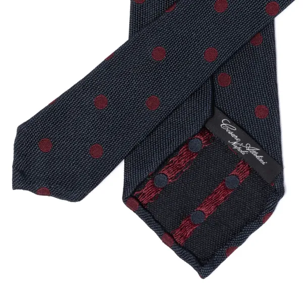Cesare Attolini Ca Archivio Storico: Tie "Punti" Pure Silk - Handrolled