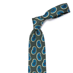 Cesare Attolini Ca Archivio Storico: Tie "Reni Divertenti" In Pure Silk - Handrolled