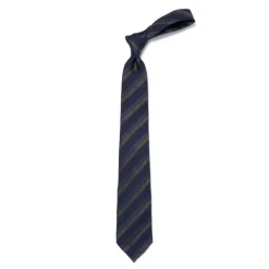 Cesare Attolini Ca Archivio Storico: Tie "Strisce Della Scuola" In Silk And Wool - Han