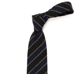 Cesare Attolini Ca Archivio Storico: Tie "Striscia Del Studente" In Wool And Silk - Ha
