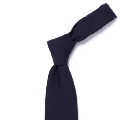 Cesare Attolini Ca Archivio Storico: Tie "Unita In Blu" Made Of Pure Wool And Cotton-