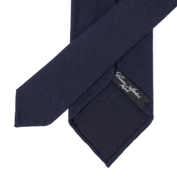 Cesare Attolini Ca Archivio Storico: Tie "Unita In Blu" Made Of Pure Wool And Cotton-