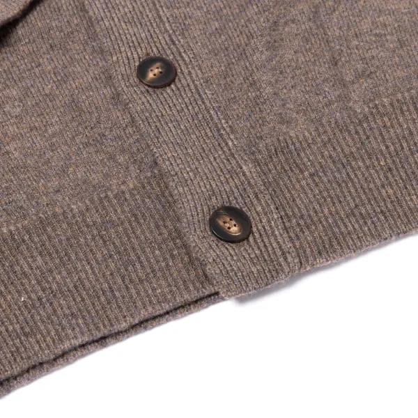 William Lockie Cardigan "Lakeland Turtle" In 2 Ply Geelong Lambswool