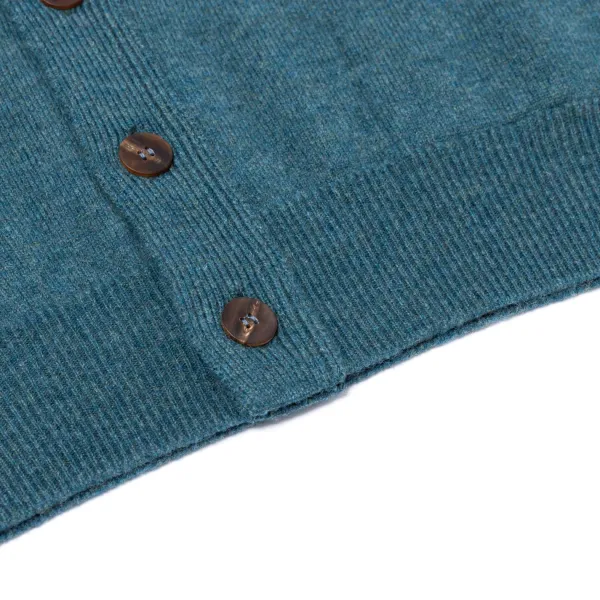 William Lockie Cardigan "Lakeland Turtle" In 2 Ply Geelong Lambswool