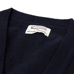 William Lockie Cardigan "Leven Cardigan" Made Of Geelong Lambswool - 2 Ply