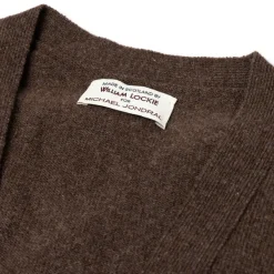 William Lockie Cardigan "Leven Cardigan" Made Of Geelong Lambswool - 2 Ply