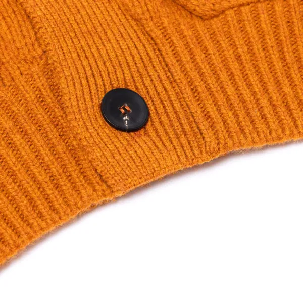 William Lockie Cardigan "Lomond Knit-Bomber" In 4 Ply Geelong Lambswool