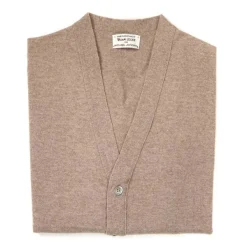 William Lockie Cardigan "Oxton Cardigan" Made Of Fine Scottish 1 Ply Cashmere